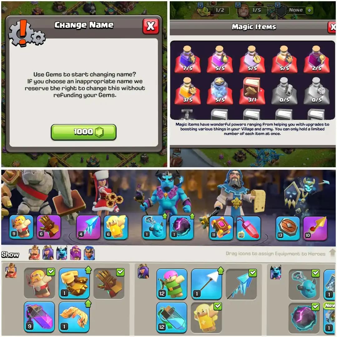 BOOM OFFER✦TH 16 VERY GD ACC ✦HERO|66|75|42|34|25✦HIGH EPIC ✦NC YES✦YELLOW WALL✦DFC GD ✦WOW PROFILE✦7X HERO SKIN✦ EVERY SIDE AWESOME