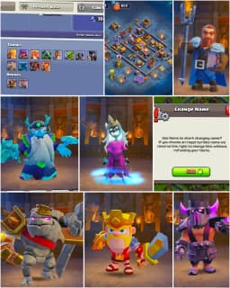 [High Hero] Th16 Great Account | 6 Builder | Heroes: 72-78-50-54-21 | Nc-500 | 6x Skin | Epic: SB-21/GG-12/FB-12/RS-16 | Joss Troops | Full Access