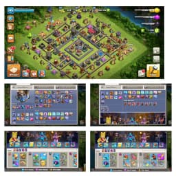 Th-18 Max type - Heros 100 105 91 80 55 - Wall Max Equipment Max - War star 3566 - Nice profile - Xp 245 - Buyer Email -Full Safe - B.B Max