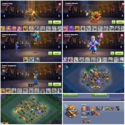 [4 Leaugue Skins]➤➤Th18 Exclusive Account➤➤8 Epic Almost Max➤➤Heros:100-100-90-75-50➤➤4400 Gems➤➤Nc Available➤➤Exp:231