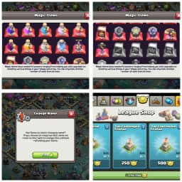 [12 Epic Equipment]➤➤Th18 Exclusive Account➤➤Heroes:100-100-90-77-52➤➤Dragon set➤➤22 Skins➤➤War Arena Scenery➤➤1540 Cwl medals