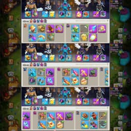 【Premium Th18 Max 100%】✦【All Equipment Max 100%】✦Hero➾105/105/95/80/55✦Everything Max Out✦XP➾263✦Full Ownership✦