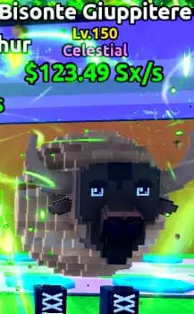🌊ESCAPE TSUNAMI🌌[Celestial Bisonte Giuppitere] Level MAX♨️Money 123Sx/s💰