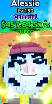 🌊ESCAPE TSUNAMI🌌 [Celestial UFO] Level MAX♨️ Money 457Sx/s💰