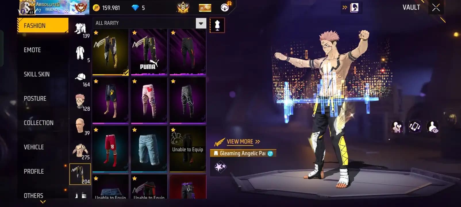 Free Fire Prime 8 Account