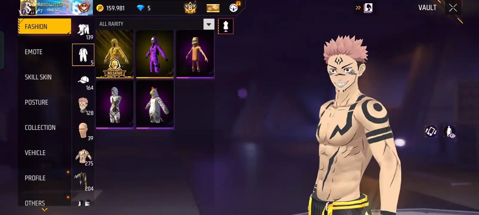 Free Fire Prime 8 Account