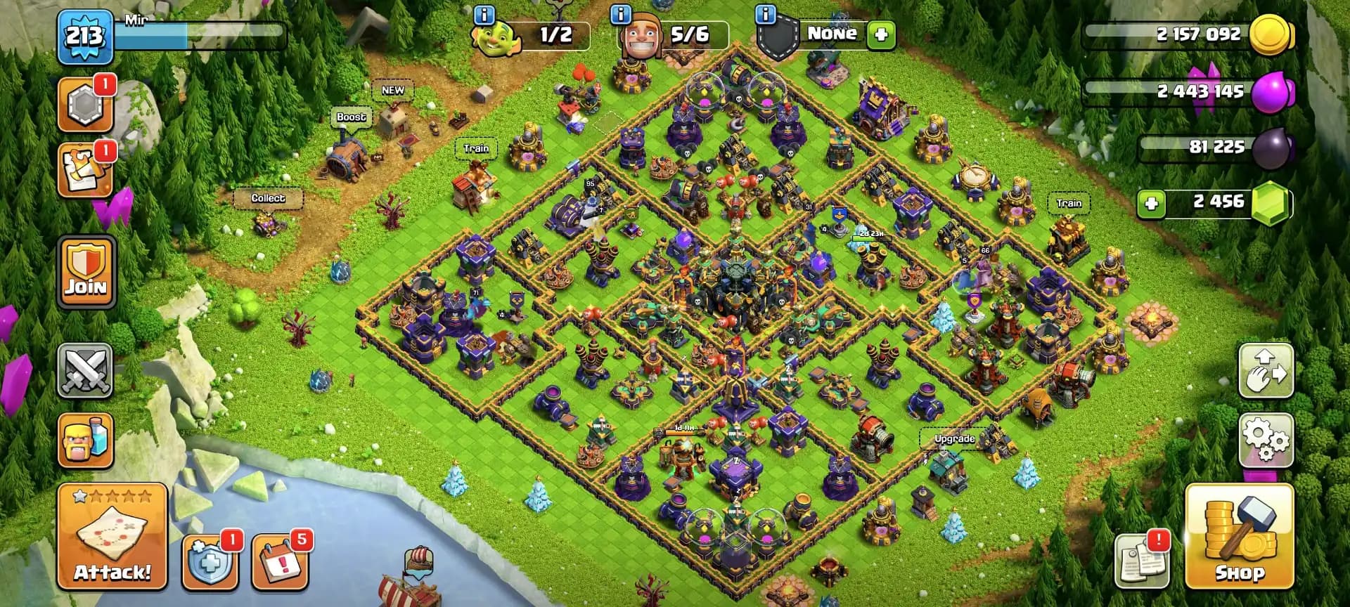 [NC FREE] ➤TH17 NEAR MAX ➤ALL EPIC ➤XP-212 ➤HEROES: 86-95-71-66-31 ➤HIGH DFC ➤2450 GEMS | B.B MAX | GOLDEN WALL ➤EPIC: SB|MM|FA|FB|LP|RS ➤FULL ACCESS