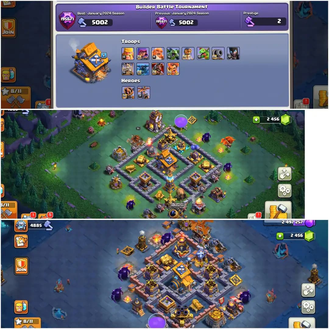 [NC FREE] ➤TH17 NEAR MAX ➤ALL EPIC ➤XP-212 ➤HEROES: 86-95-71-66-31 ➤HIGH DFC ➤2450 GEMS | B.B MAX | GOLDEN WALL ➤EPIC: SB|MM|FA|FB|LP|RS ➤FULL ACCESS