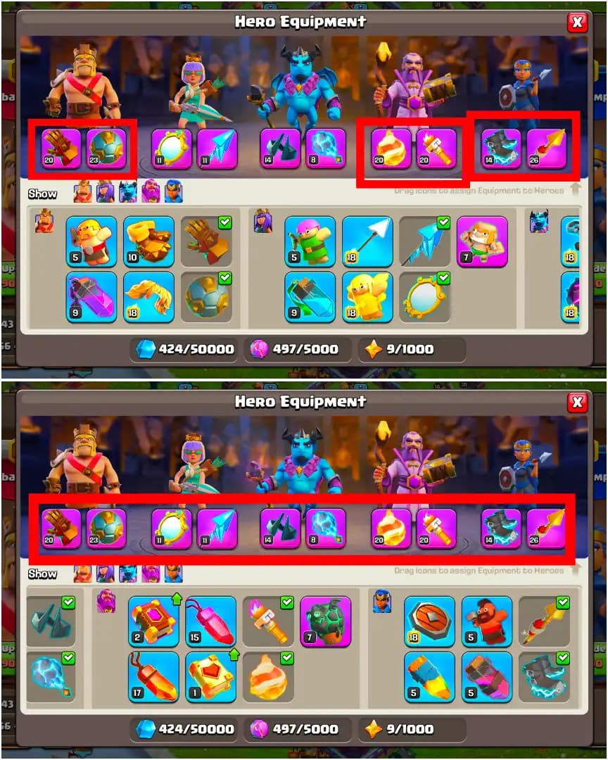 WOW [NC FREE] TH17 NEAR MAX | PURPLE WALL | HIGH DFC | HEROES: 54-79-37-42-31 | EPIC: GG-20/SB-23/FB-20/TA-20/EB-26 | ALL EPIC | XP-164 | FULL ACCESS