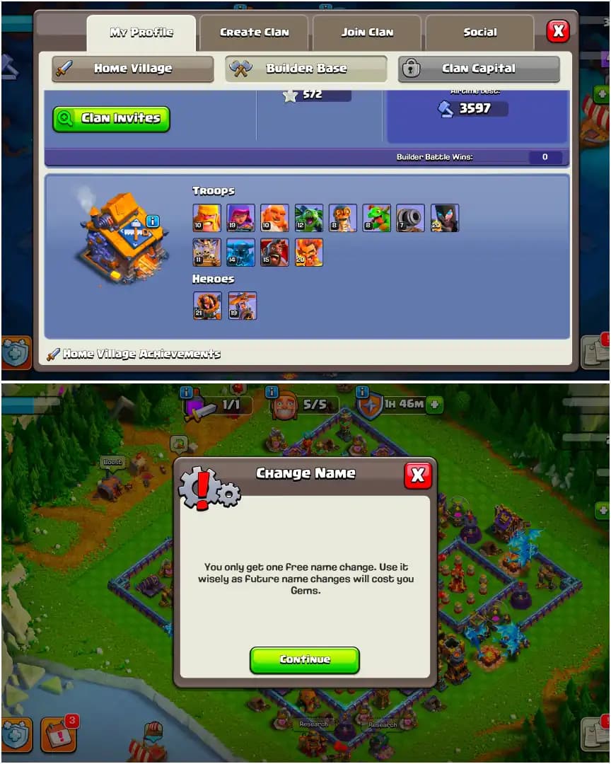 WOW [NC FREE] TH17 NEAR MAX | PURPLE WALL | HIGH DFC | HEROES: 54-79-37-42-31 | EPIC: GG-20/SB-23/FB-20/TA-20/EB-26 | ALL EPIC | XP-164 | FULL ACCESS