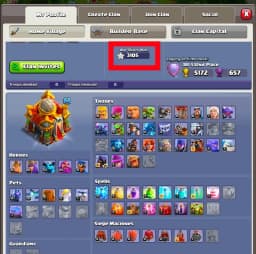 [1680 CWL MEDALS] ➤TH16 NEAR MAX ➤3105 HIGH WS ➤HEROES: 81-82-53-55-31 ➤NC YES ➤XP-239 ➤2.1K GEMS | GOLDEN WALL ➤FULL ACCESS ➤OP PROFILE