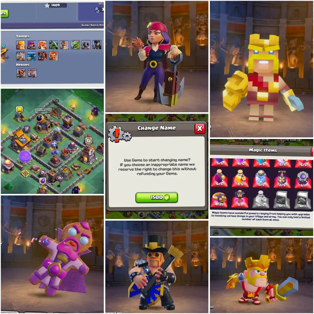 [ALL EPIC] TH17 NEAR MAX ➤PURPEL WALL ➤EPIC HIGH ➤ HEROES: 78-89-70-70-45 ➤XP-225 ➤1400 WS ➤HIGH DFC ➤NC YES ➤BEST TROOPS ➤ FULL ACCESS