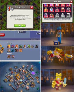 [HIGH EQUIPMENT] TH16 MAX TYPE ➤NC YES ➤2569 WS ➤HEROES: 82-85-62-57-31 ➤XP-221 ➤2600 GEMS ➤6B ➤GOLDEN WALL ➤FULL ACCESS | HIGH DFC