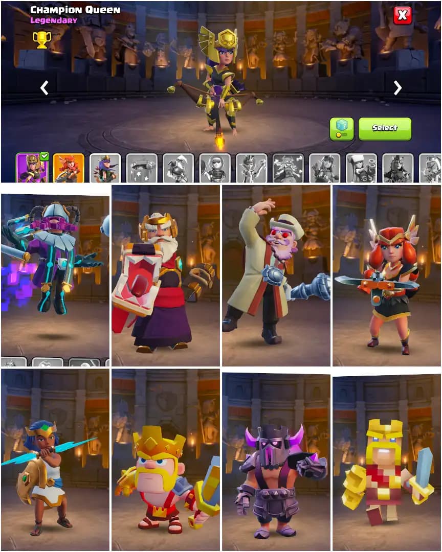 SUPER DEAL ➤2X PREMIUM SCENERY ➤TH16 NEAR MAX ➤HEROES: 80-87-61-61-28 ➤2197 WS ➤EPIC: SB-20/FA-24/LP/RS/EB ➤XP-218 ➤FULL ACCESS