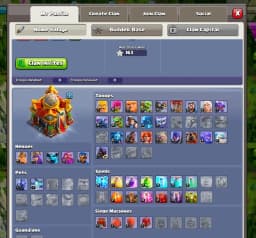 SUPER DEAL ➤TH16 GREAT DONATION ➤NC FREE ➤HEROES: 47-44-33-13-1 ➤HIGH DFC ➤163 WS ➤XP-115 ➤4X SKIN ➤4X SIEGE ➤FULL ACCESS