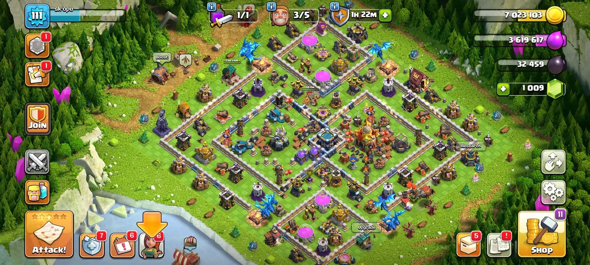 [NC FREE] TH16 BEST DONATION ➤EPIC: SB+MM+FB+RS ➤HEROES: 50-45-32-22-3 ➤132 WS ➤XP-109 ➤FULL ACCESS ➤BEST DEAL
