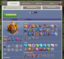 [NC FREE] TH16 BEST DONATION ➤EPIC: SB+MM+FB+RS ➤HEROES: 50-45-32-22-3 ➤132 WS ➤XP-109 ➤FULL ACCESS ➤BEST DEAL