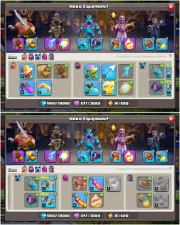 [Cheap Price] Th16 Best Donation ➤[9x Siege All Unlock] Nc Free ➤9x Pets ➤Heroes: 58-55-42-20-11 ➤Blue Wall ➤Xp-148 ➤Full Access ➤Epic: GG|FA|MM|FB ➤