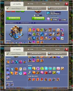 [Almost 10 Epic Max] Th18 Close Max | Max Wall | Max Dfc | Nc 500 | Heroes: 100-101-88-77-52 | Max Troops | 2782 Ws | Full Access | Xp-239