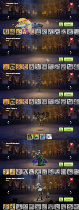 【5 Hero Max➾Wall Max】Th18  Fully Max✪【Global Rarest Equipment Max】✪3 Helper Max✪Very Best Account✪Full Ownership✪