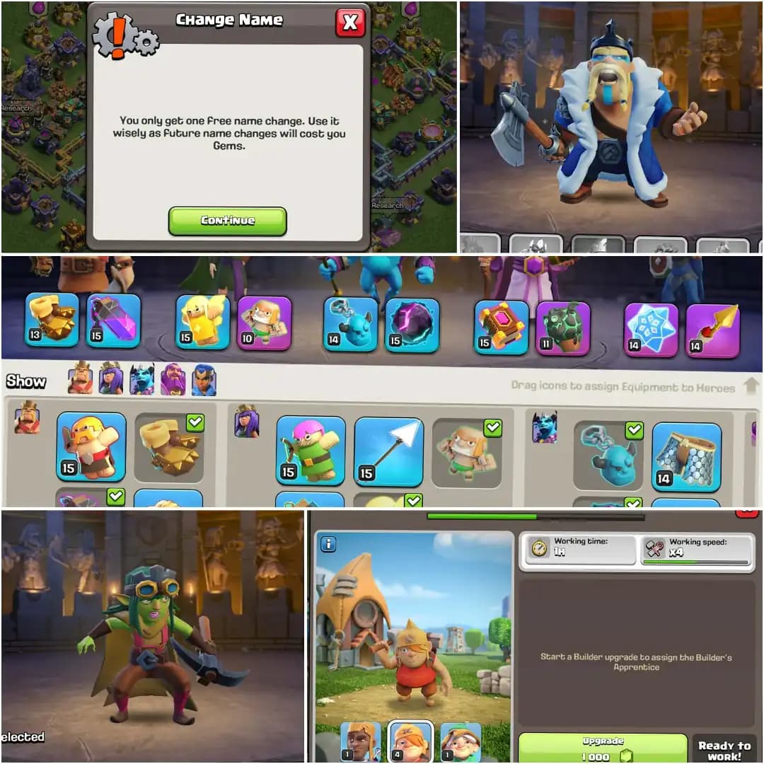 MARKET CHALLENGE PRICE✦TH 16 PURPLE WALL ACC✦HERO|74|69|56|41|28✦HIGH EPIC GD LEVEL✦VERY HIGH DEFENCE✦PET SIEGE GOOD✦ 6B✦TROOPS LEVEL AWESOME✦