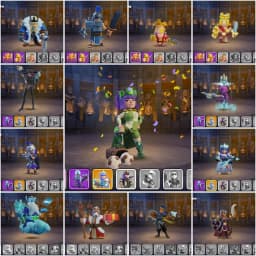 MOST RARE LEAGUE KING SKIN✦TH 15 ALMOST MAX✦ HIGH EPIC LEVEL✦HERO|83|83|59|54|35✦14X HERO SKIN ✦BUILDER BASE 95% MAX✦ DFC 95% MAX HIGH PROFILE