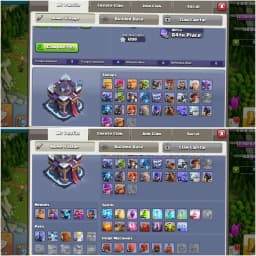 MOST RARE LEAGUE KING SKIN✦TH 15 ALMOST MAX✦ HIGH EPIC LEVEL✦HERO|83|83|59|54|35✦14X HERO SKIN ✦BUILDER BASE 95% MAX✦ DFC 95% MAX HIGH PROFILE