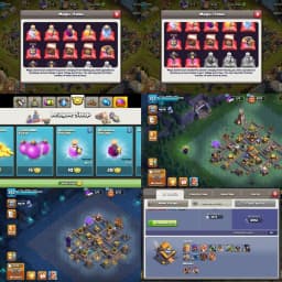 US Local Th18 Near Max➜War Arena Scenery➜10 Epic Max➜5X Scenery➜15X Skins➜League Skin➜Hero:102-103-91-78-53➜3273WS➜Full Access