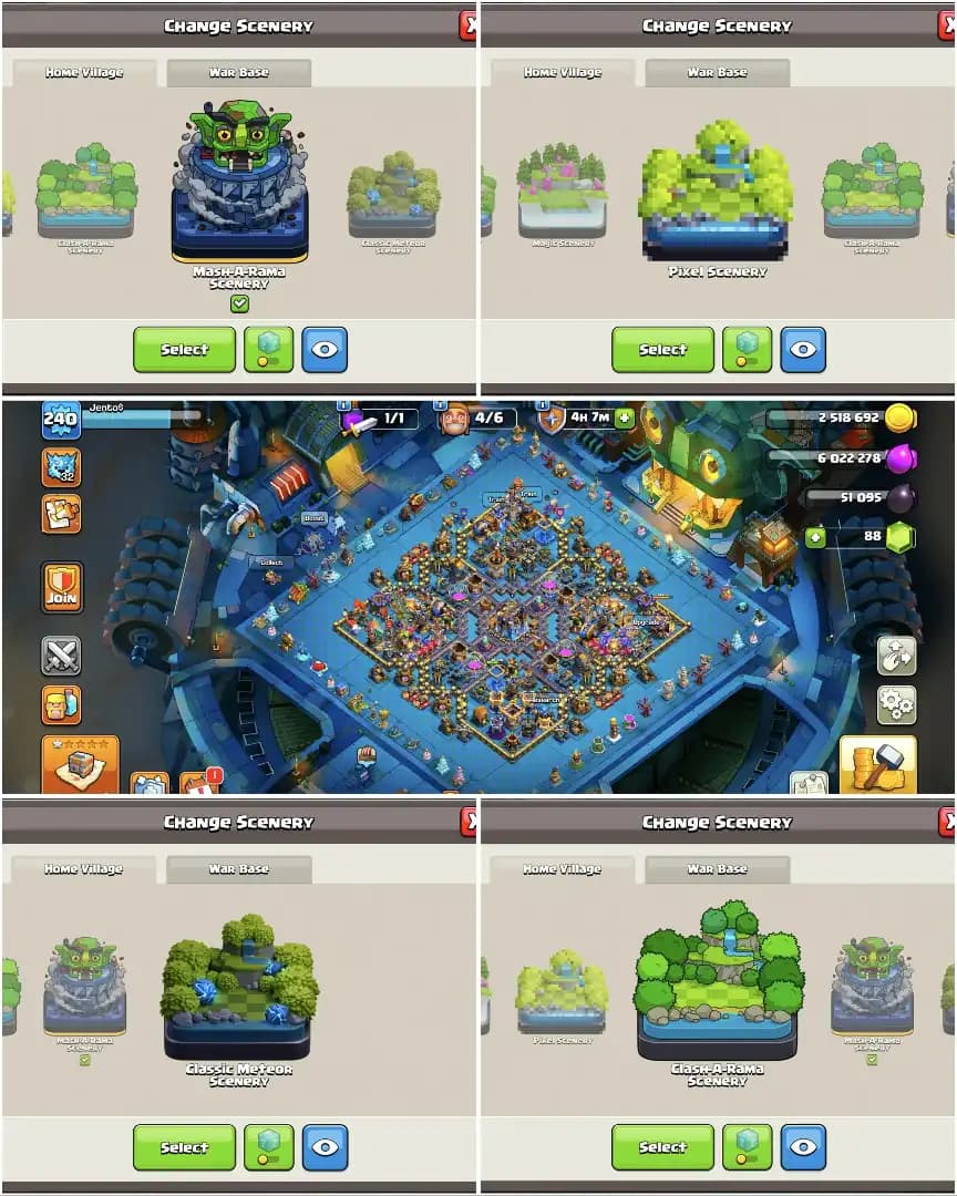 [TOP DEAL] TH18 FULLY MAX [100% MAX WALL] [4 HERO MAX] [6 EPIC MAX + OTHERS MAX] [100% MAX DFC&TROOPS&PETS] [B.B 200% MAX] PAID SCENERY | FULL ACCESS