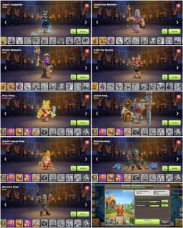[TOP DEAL] TH18 FULLY MAX [100% MAX WALL] [4 HERO MAX] [6 EPIC MAX + OTHERS MAX] [100% MAX DFC&TROOPS&PETS] [B.B 200% MAX] PAID SCENERY | FULL ACCESS