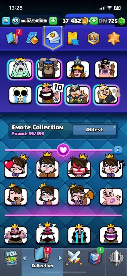 Rare diamond ghost emote