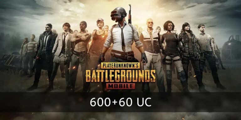 PUBG Mobile 600 + 60 UC Code