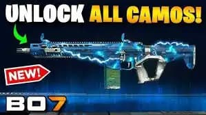BO7 | Level 55 | 30 Singularity Camos | Prestige 1 | Full Access