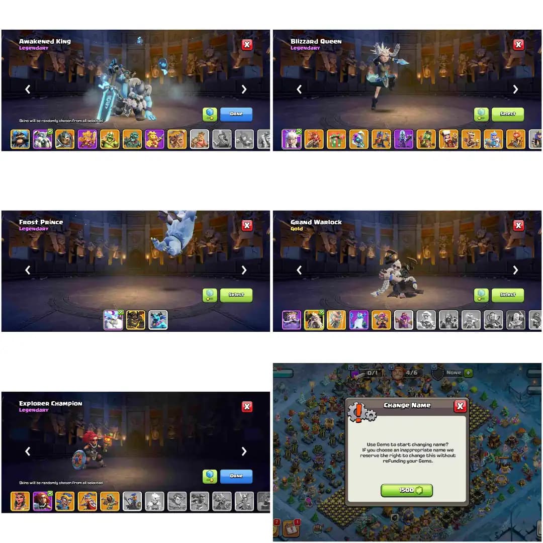 [Top Deal] Th18 Fully Max | 100% Max Profile | 8 Epic Max | 6x Scenery | 32x Hero Skin | Max Dfc | Max Hero | 4794 Ws | B.B 200% Max | Nc Yes