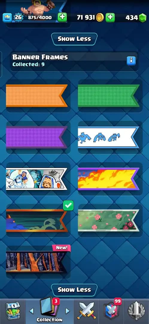 ACC LEVEL 26 | KT LEVEL 10 | ARENA 15 | Trophies 5000 | 92 Cards | 9 Emotes | Free Name Change | 1 Evolution | (Hero Obtainable)