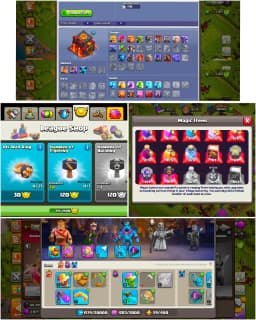 [NC FREE] [200% MAX OUT] TH10 FULL MAX [NOTHING LEFT] 2X EPIC AVL | HEROES: 40-40-20 | 170 WS | XP-79 | 5B | 1100 GEMS | FULL ACCESS