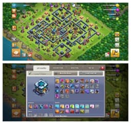 TH13 SEMI MAX ⚡️6 EPIC EQUIPMENT⚡️XP-132⚡️HERO 52-62-44-39-23⚡️500 GEMS NAME CHANGE⚡️MAGIC ITEMS⚡️OP LAB⚡️INSTANT DELIVERY 🚚