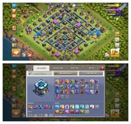 {70% DISCOUNT} TH13 SEMI MAX ⚡️4 EPIC EQUIPMENT⚡️XP-164⚡️HERO 68-68-42-47-15⚡️580 CWL MEDALS ⚡️MAGIC ITEMS⚡️OP LAB⚡️INSTANT DELIVERY 🚚