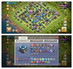 {50% DISCOUNT} TH13 SEMI MAX ⚡️XP-126⚡️HERO 54-57-16-44-13⚡️500 GEMS NAME CHANGE⚡️MAGIC ITEMS⚡️OP LAB⚡️INSTANT DELIVERY 🚚
