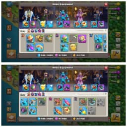 {60% DISCOUNT} TH14 RUSH ID ⚡️4 EPIC EQUIPMENT⚡️XP-88⚡️HERO 38-36-29-20-13⚡️500 GEMS NAME CHANGE⚡️MAGIC ITEMS⚡️ OP LAB⚡️INSTANT DELIVERY 🚚