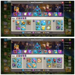 TH14 SEMI MAX ⚡️6 EPIC EQUIPMENT⚡️XP-176⚡️HERO 71-75-46-51-26⚡️FREE GEMS NAME CHANGE⚡️MAGIC ITEMS⚡️497 CWL MEDALS⚡️ OP LAB⚡️INSTANT DELIVERY 🚚