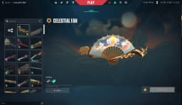 Valorant Account – Level 224 | EU Region | Prime Vandal | Reaver Operator | Recon Phantom | celestial knife | Platinum 3 Peak