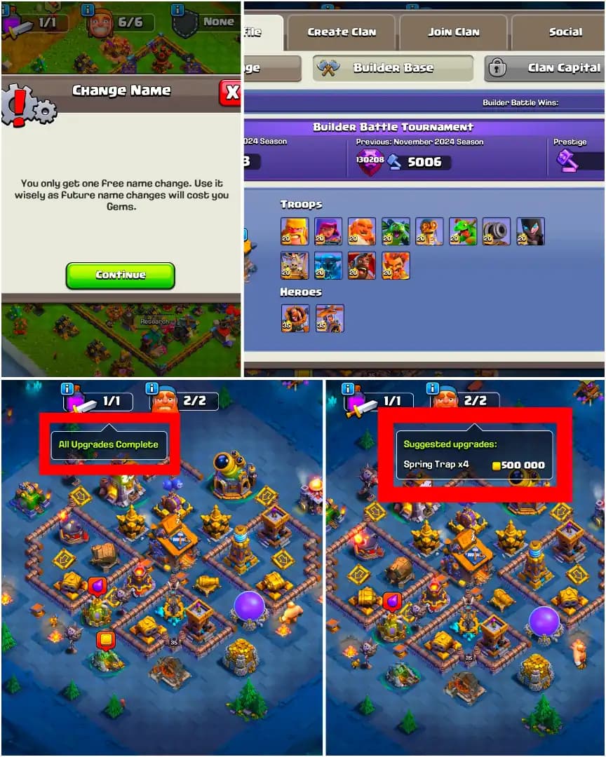 [Nc Free] Bhilder Hall 100% Max | Th16 Near Max | FA-MAX | Heroes: 95-95-71-70-41 | 3 Hero Max | 1 Epic Max/All epic High | Xp-224 | Full Access