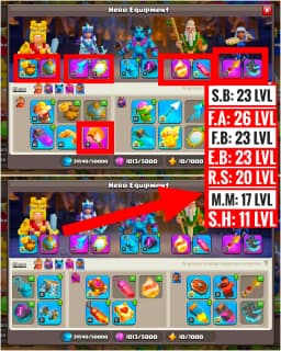 [100% Wall Max] Super Deal | Th17 Near Max | Nc Yes | Heroes: 97-96-61-70-45 | Xp-213 | All Epic High Lvl | High Pets & Troops | Full Access