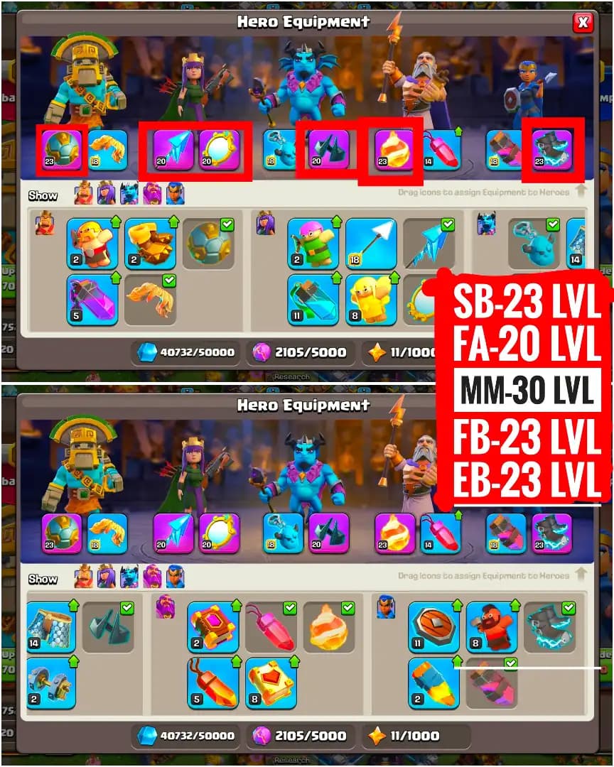 [Very Best Deal] Th17 Near Max & Th18 Updating | Almost 5x Epic 23 Lvl | Nc Free | Heroes: 44-77-12-39-26 | Dfc High |Joss Troops | Full Access