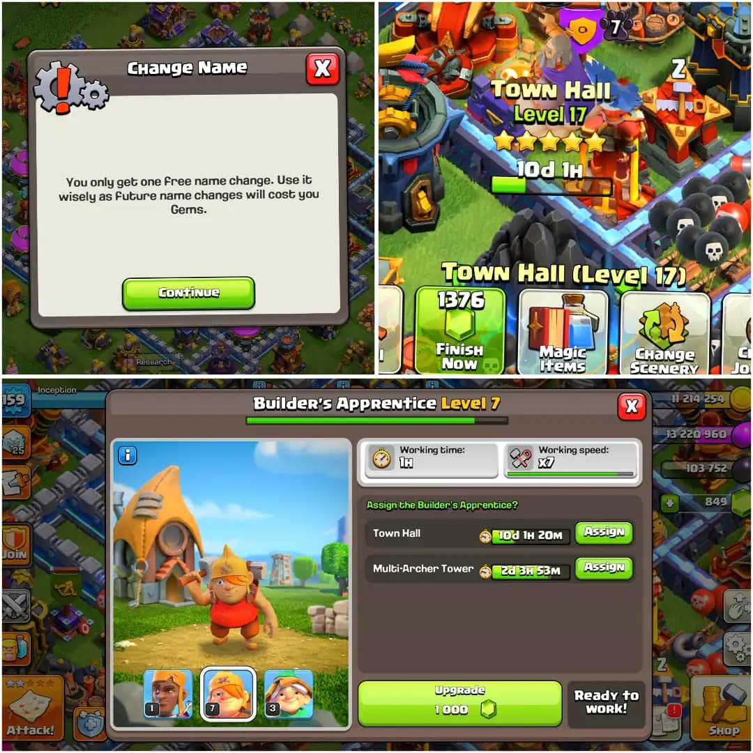 [Very Best Deal] Th17 Near Max & Th18 Updating | Almost 5x Epic 23 Lvl | Nc Free | Heroes: 44-77-12-39-26 | Dfc High |Joss Troops | Full Access