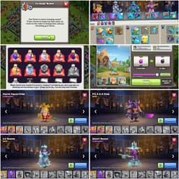 TH 16 PERFECT DONATIONS ✦DARK BLUE WALL✦HERO|58|59|42|37|21✦HIGH EPIC✦ NC YES✦4 HERO SKIN✦HIGH DFC AND PROFILE