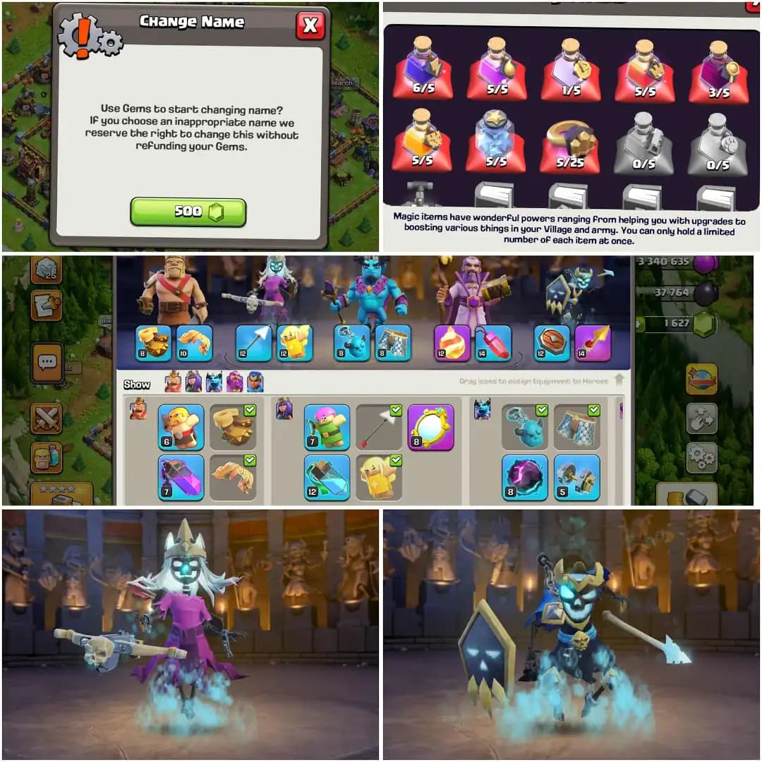 HIGH QUALITY TH 17 ACC✦ NC YES✦HERO|44|70|45|31|28 ✦YELLOW WALL✦HIGH EPIC ✦GREAT DFC AND PROFILE✦ HIGH LEVEL 7 PET AND 6 SIEGE✦