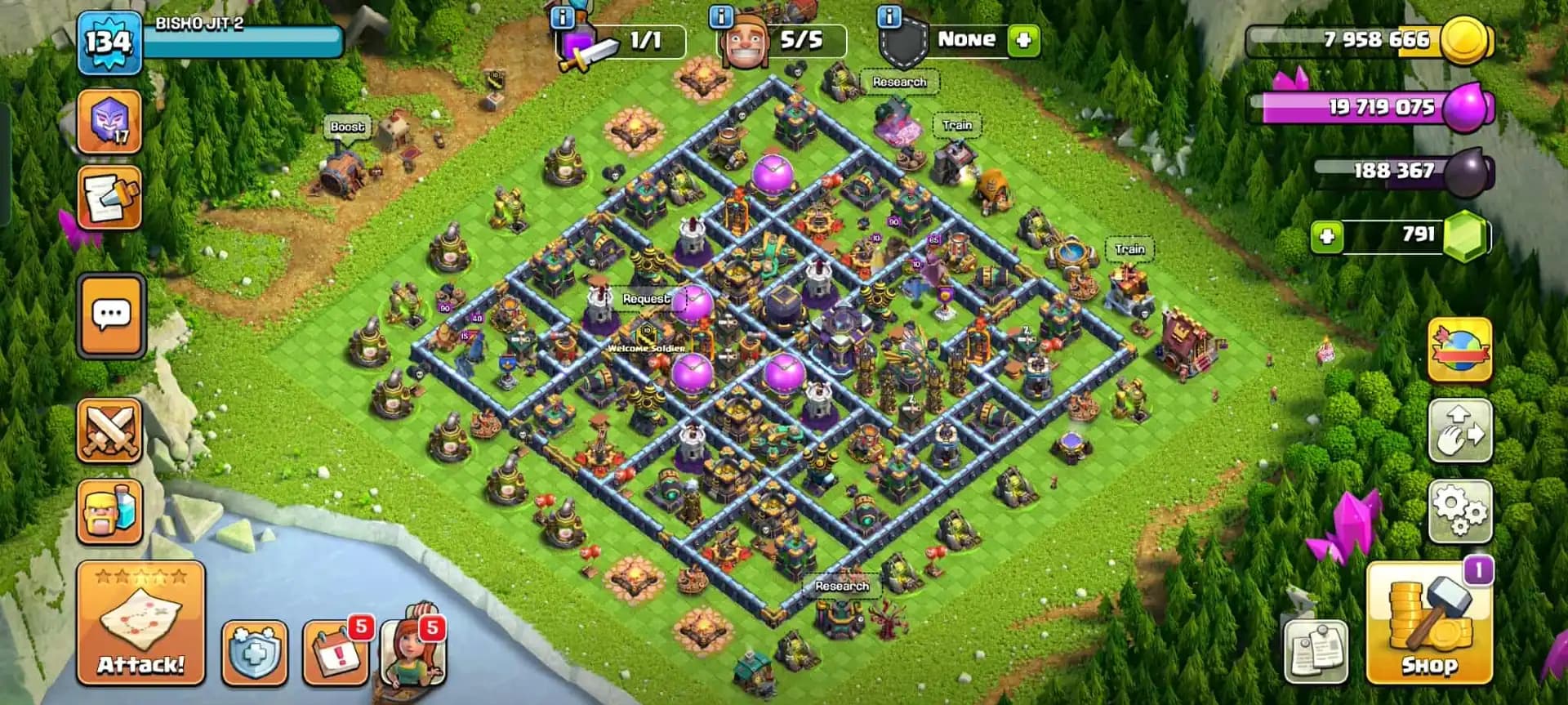 TH 15 BEST FOR WAR✦DARK BLUE WALL✦VERY HIGH EPIC ✦HERO|45|67|30|30|27✦NC YES✦GREAT DFC AND PEOFILE✦4 PET AND 6 SIEGE ✦