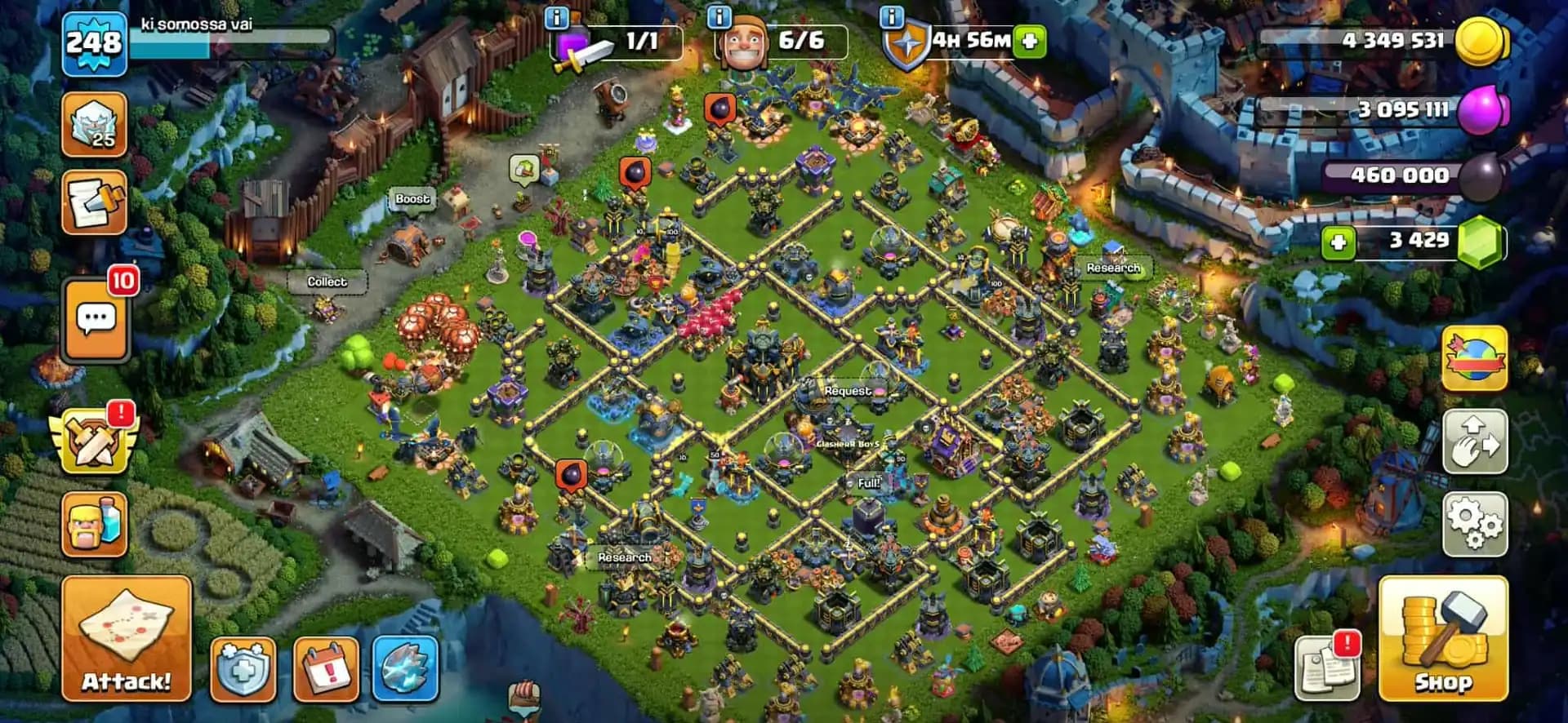 VERY BEST DEAL✦TH 17 MAX ALMOST✦WALL MAX✦DFC MAX✦5 HERO MAX✦VERY HIGH EQUIPMENT✦BH BASE MAX✦NC YES✦MAX PROFILE ✦EVERYTHING VERY GOOD✦